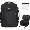 image:imageECOHUB 19 Large Travel Backpack Carry on Luggage Airline Approved Water Resistant Rucksacks Fit 156 Laptop AirTag Pocket Lightweight Casual Daypack 34L BlackBlack