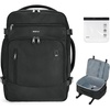 image:imageECOHUB 19 Large Travel Backpack Carry on Luggage Airline Approved Water Resistant Rucksacks Fit 156 Laptop AirTag Pocket Lightweight Casual Daypack 34L BlackBlack2