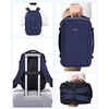 image:imageECOHUB 30L Travel Backpack Flight Approved Bag for Men amp Women Fits 173 Laptop Weekend Daypack for Work College amp Trips GreyBlue