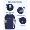 image:imageECOHUB 30L Travel Backpack Flight Approved Bag for Men amp Women Fits 173 Laptop Weekend Daypack for Work College amp Trips GreyBlue