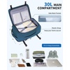 image:imageECOHUB 30L Travel Backpack Flight Approved Bag for Men amp Women Fits 173 Laptop Weekend Daypack for Work College amp Trips GreyBlue Green