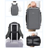 image:imageECOHUB 30L Travel Backpack Flight Approved Bag for Men amp Women Fits 173 Laptop Weekend Daypack for Work College amp Trips GreyGrey