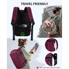 image:imageECOHUB 30L Travel Backpack Flight Approved Bag for Men amp Women Fits 173 Laptop Weekend Daypack for Work College amp Trips GreyRed