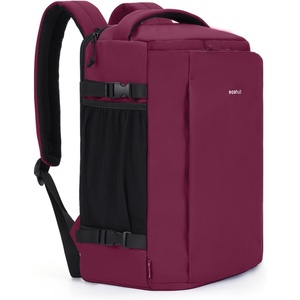 image:imageECOHUB 30L Travel Backpack Flight Approved Bag for Men amp Women Fits 173 Laptop Weekend Daypack for Work College amp Trips GreyRed