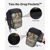image:imageECOHUB Small Crossbody Bags for Women Men AntiTheft RFID Blocking Sling Backpack with Sturdy SBS Zippers Water Resistant Chest Shoulder Bag Daypack with 9 Pockets Travel Work Hiking TealCamouflage