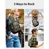 image:imageECOHUB Small Crossbody Bags for Women Men AntiTheft RFID Blocking Sling Backpack with Sturdy SBS Zippers Water Resistant Chest Shoulder Bag Daypack with 9 Pockets Travel Work Hiking TealCamouflage