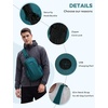 image:imageECOHUB Small Crossbody Bags for Women Men AntiTheft RFID Blocking Sling Backpack with Sturdy SBS Zippers Water Resistant Chest Shoulder Bag Daypack with 9 Pockets Travel Work Hiking TealSmallturquoise