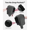 image:imageECOHUB Small Crossbody Bags for Women Men AntiTheft RFID Blocking Sling Backpack with Sturdy SBS Zippers Water Resistant Chest Shoulder Bag Daypack with 9 Pockets Travel Work Hiking TealGrey