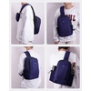 image:imageECOHUB Small Crossbody Bags for Women Men AntiTheft RFID Blocking Sling Backpack with Sturdy SBS Zippers Water Resistant Chest Shoulder Bag Daypack with 9 Pockets Travel Work Hiking TealBlue