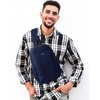 image:imageECOHUB Small Crossbody Bags for Women Men AntiTheft RFID Blocking Sling Backpack with Sturdy SBS Zippers Water Resistant Chest Shoulder Bag Daypack with 9 Pockets Travel Work Hiking TealBlue