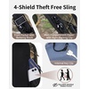 image:imageECOHUB Small Crossbody Bags for Women Men AntiTheft RFID Blocking Sling Backpack with Sturdy SBS Zippers Water Resistant Chest Shoulder Bag Daypack with 9 Pockets Travel Work Hiking TealCamouflage