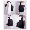 image:imageECOHUB Small Crossbody Bags for Women Men AntiTheft RFID Blocking Sling Backpack with Sturdy SBS Zippers Water Resistant Chest Shoulder Bag Daypack with 9 Pockets Travel Work Hiking TealBlack