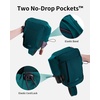 image:imageECOHUB Small Crossbody Bags for Women Men AntiTheft RFID Blocking Sling Backpack with Sturdy SBS Zippers Water Resistant Chest Shoulder Bag Daypack with 9 Pockets Travel Work Hiking TealTurquoise
