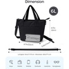 image:imageECOHUB Small Crossbody Bags for Women Mini Tote Travel Purse Cute Corduroy Shoulder Handbag Wallet with RFID Blocking SlotsBlack