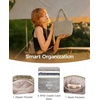 image:imageECOHUB Small Crossbody Bags for Women Mini Tote Travel Purse Cute Corduroy Shoulder Handbag Wallet with RFID Blocking SlotsDune Khaki