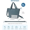 image:imageECOHUB Small Crossbody Bags for Women Mini Tote Travel Purse Cute Corduroy Shoulder Handbag Wallet with RFID Blocking SlotsHaze Blue
