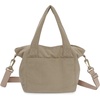image:imageECOHUB Small Crossbody Bags for Women Mini Tote Travel Purse Cute Corduroy Shoulder Handbag Wallet with RFID Blocking SlotsDune Khaki
