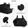 image:imageECOHUB Small Gym Bag for Women Mini Gym Duffle Bag with Wet Compartment Cute Bowknot Sports Bag Gym Tote Bag Dance Yoga Workout Travel Bags BlackBlack