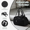 image:imageECOHUB Small Gym Bag for Women Mini Gym Duffle Bag with Wet Compartment Cute Bowknot Sports Bag Gym Tote Bag Dance Yoga Workout Travel Bags BlackBlack